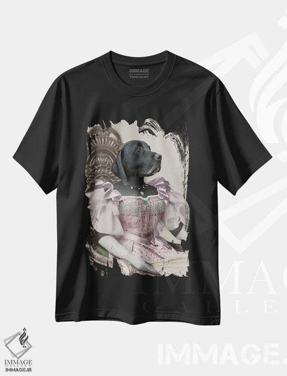 تیشرت طرح دار لامیایا، تزئینی اثر انیمال فَنسی | فروشگاه ایماژ