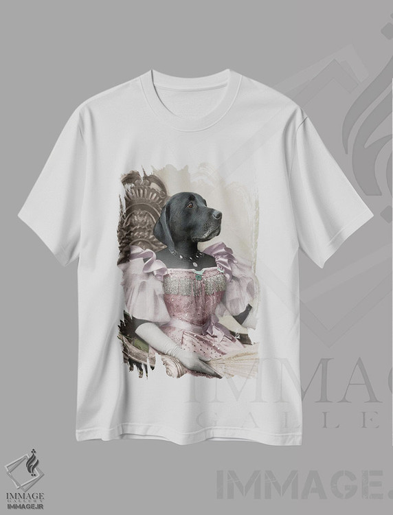 تیشرت طرح دار لامیایا، تزئینی اثر انیمال فَنسی | immage.ir