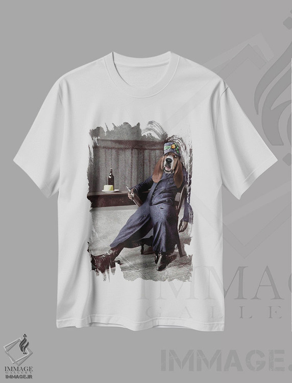 تیشرت طرح دار مرل، تزئینی اثر انیمال فَنسی | immage.ir
