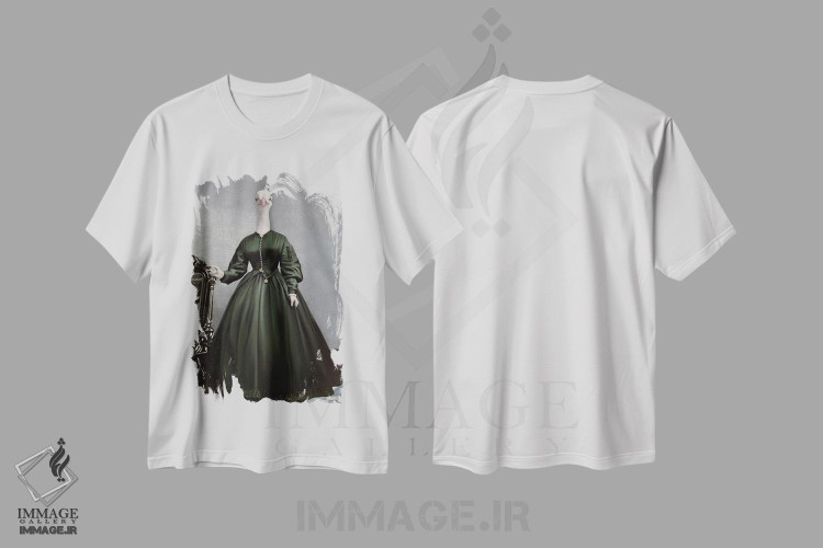 تیشرت طرح دار خانم پیکاک، تزئینی اثر انیمال فَنسی | immage.ir