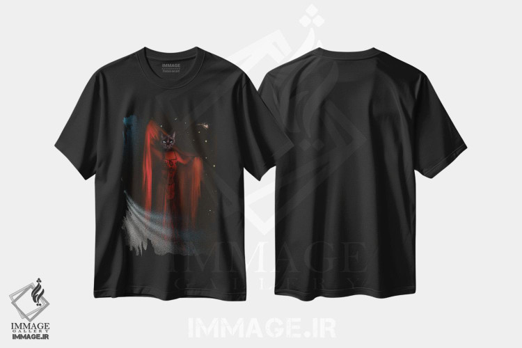 تیشرت طرح دار نزاریا، تزئینی اثر انیمال فَنسی | فروشگاه ایماژ