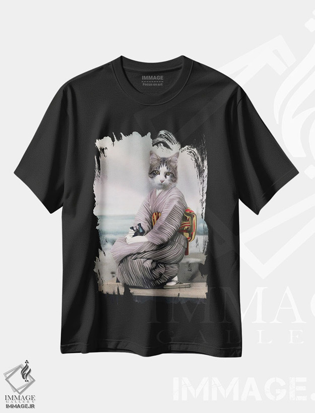تیشرت طرح دار نکو چان، تزئینی اثر انیمال فَنسی | فروشگاه ایماژ