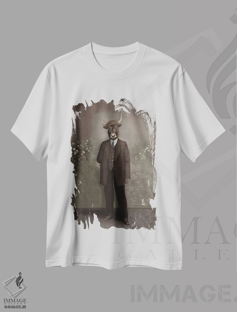 تیشرت طرح دار نیکلو، تزئینی اثر انیمال فَنسی | immage.ir