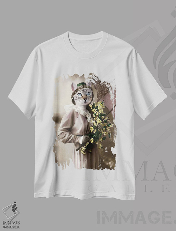 تیشرت طرح دار پاریس، تزئینی اثر انیمال فَنسی | immage.ir