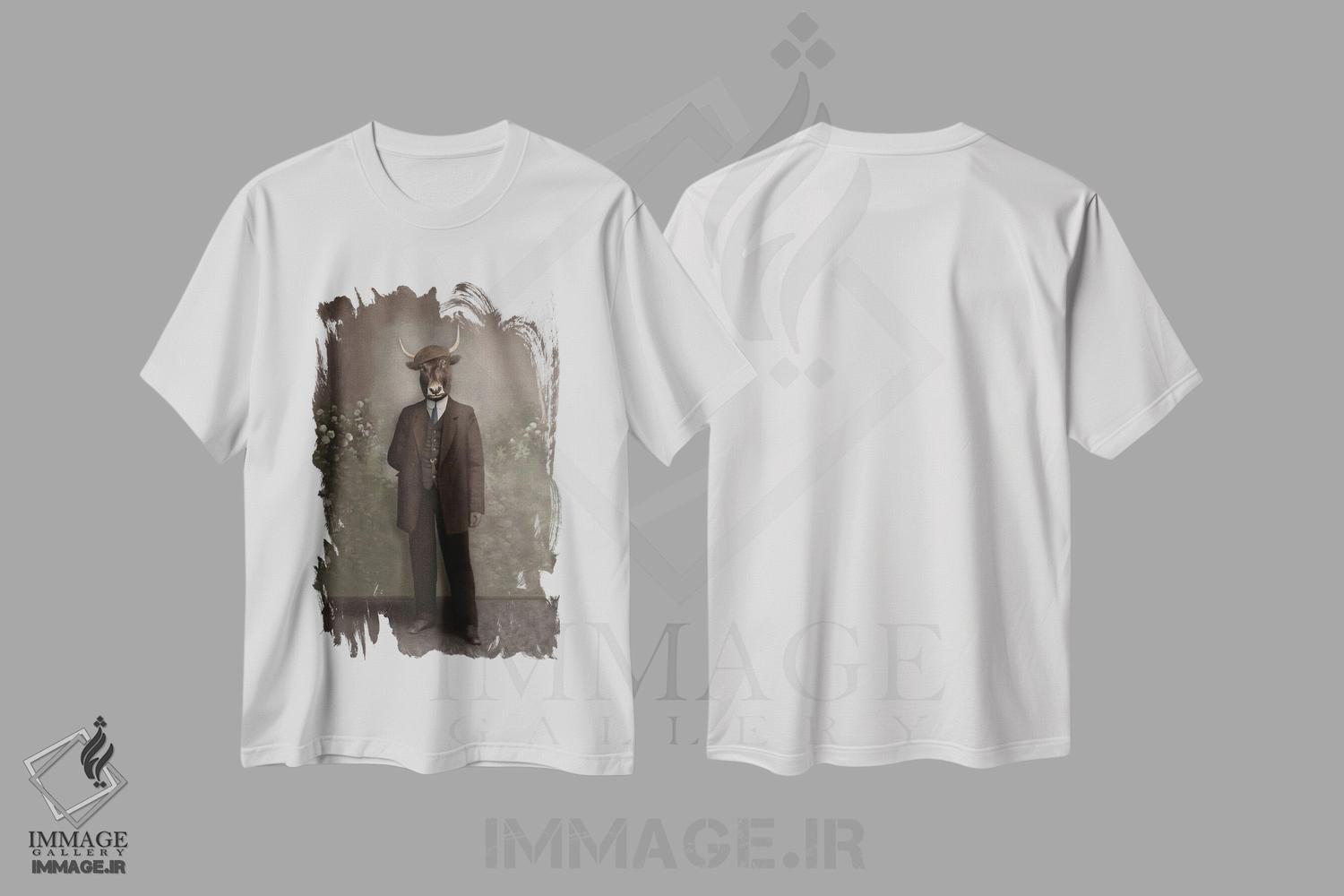 تیشرت طرح دار نیکلو، تزئینی اثر انیمال فَنسی | immage.ir