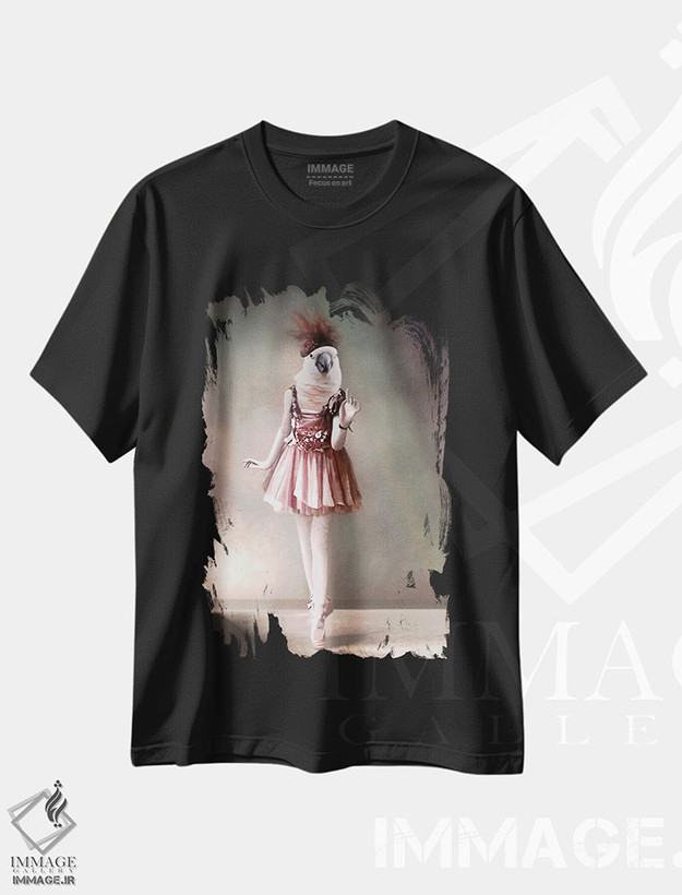 تیشرت طرح دار پینکی لی، تزئینی اثر انیمال فَنسی | فروشگاه ایماژ
