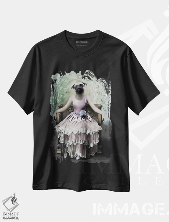 تیشرت طرح دار پریسی، تزئینی اثر انیمال فَنسی | فروشگاه ایماژ