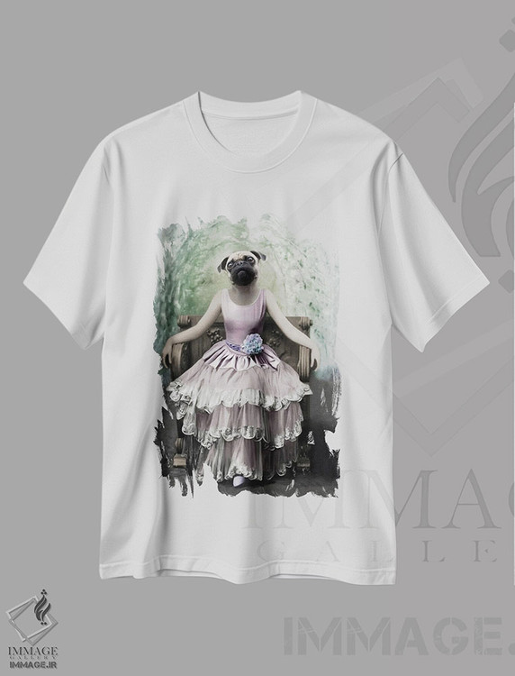 تیشرت طرح دار پریسی، تزئینی اثر انیمال فَنسی | immage.ir