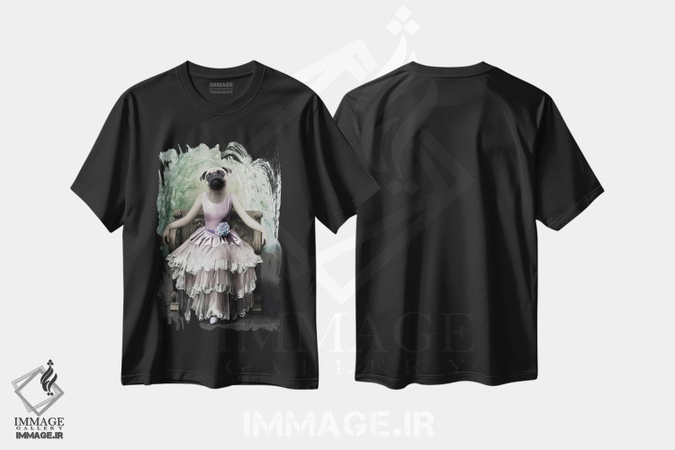 تیشرت طرح دار پریسی، تزئینی اثر انیمال فَنسی | فروشگاه ایماژ
