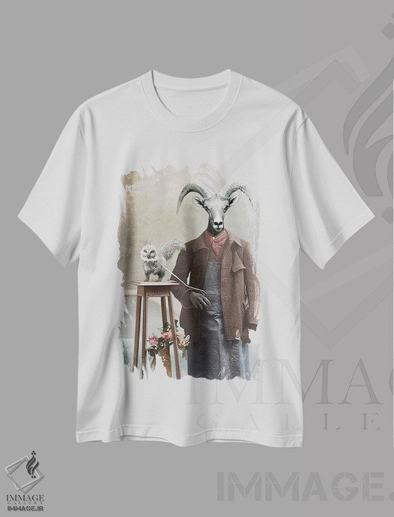 تیشرت طرح دار ری و پلوتو، تزئینی اثر انیمال فَنسی | immage.ir
