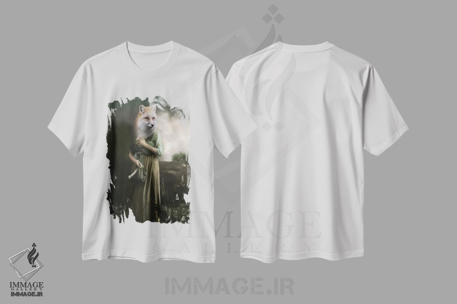 تیشرت طرح دار سیمزا، تزئینی اثر انیمال فَنسی | immage.ir