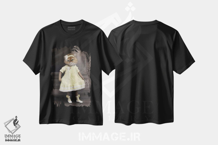 تیشرت طرح دار سانی، تزئینی اثر انیمال فَنسی | فروشگاه ایماژ