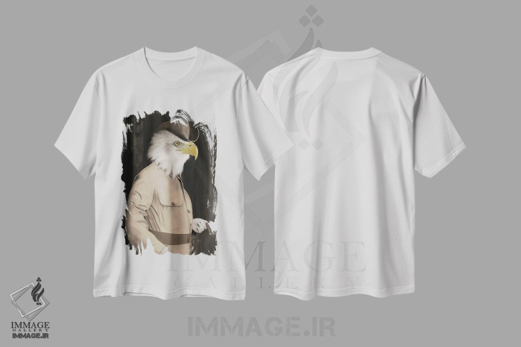 تیشرت طرح دار کلانتر، تزئینی اثر انیمال فَنسی | immage.ir