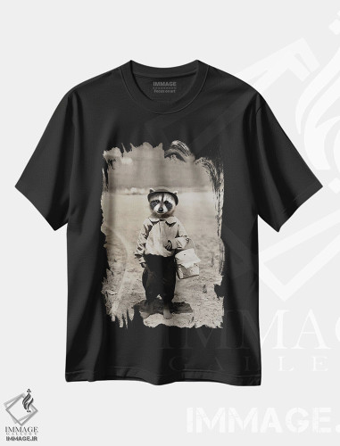 تیشرت طرح دار زوری، تزئینی اثر انیمال فَنسی | فروشگاه ایماژ