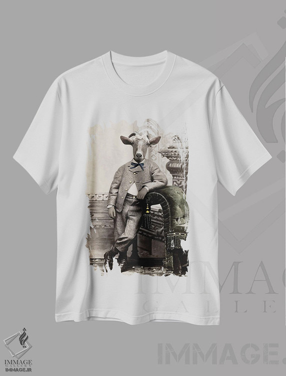 تیشرت طرح دار ونسان، تزئینی اثر انیمال فَنسی | immage.ir