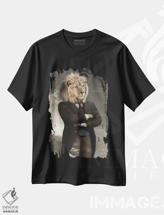 تیشرت طرح دار زوبا، تزئینی اثر انیمال فَنسی | فروشگاه ایماژ