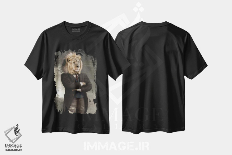 تیشرت طرح دار زوبا، تزئینی اثر انیمال فَنسی | فروشگاه ایماژ