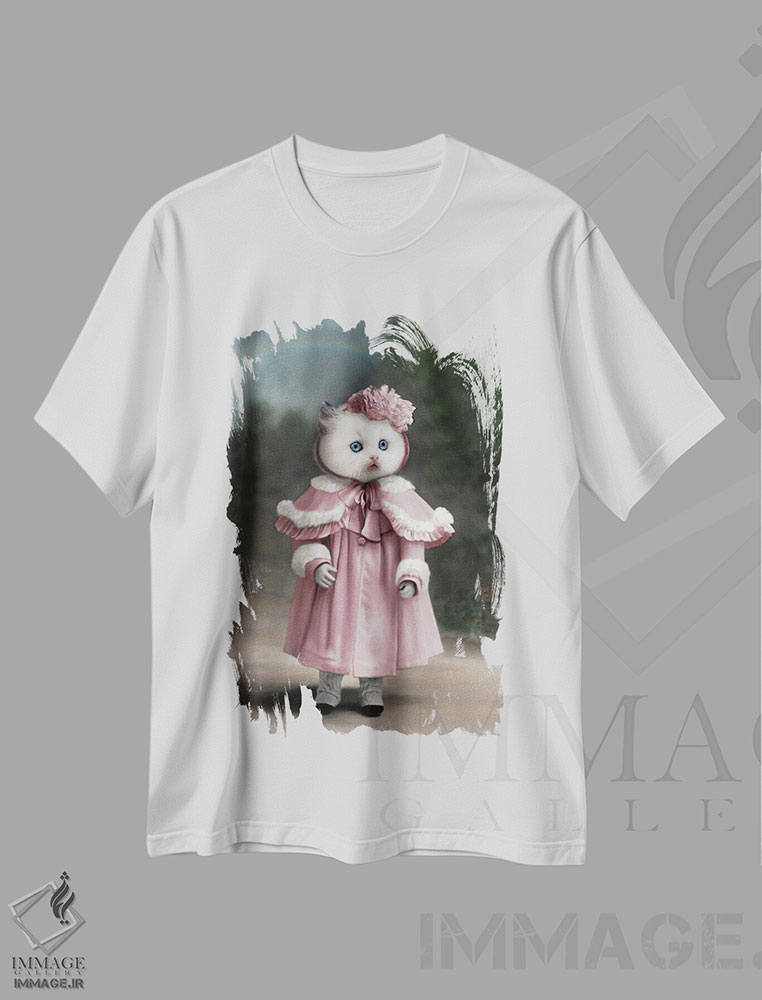 تیشرت طرح دار آیریس، هنر دیجیتال اثر انیمال فَنسی | immage.ir