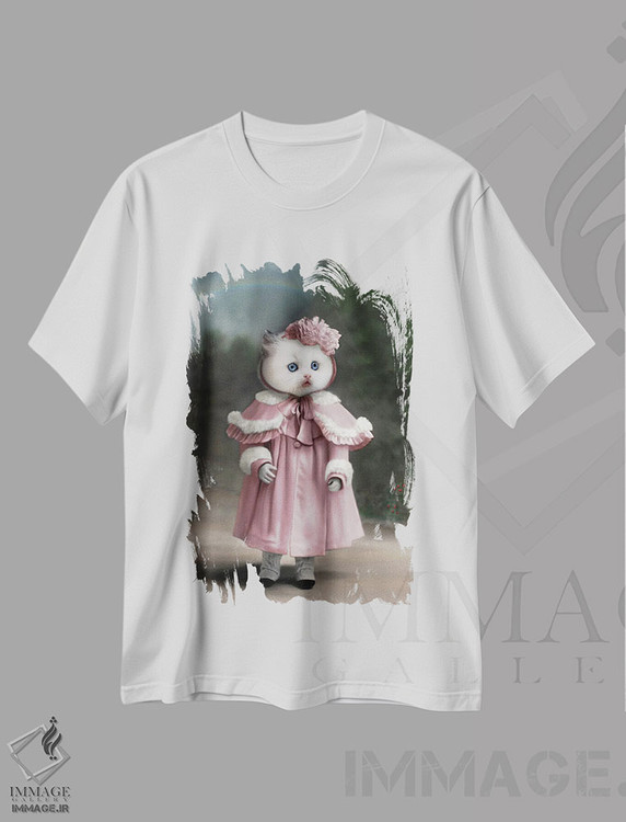 تیشرت طرح دار آیریس، هنر دیجیتال اثر انیمال فَنسی | immage.ir