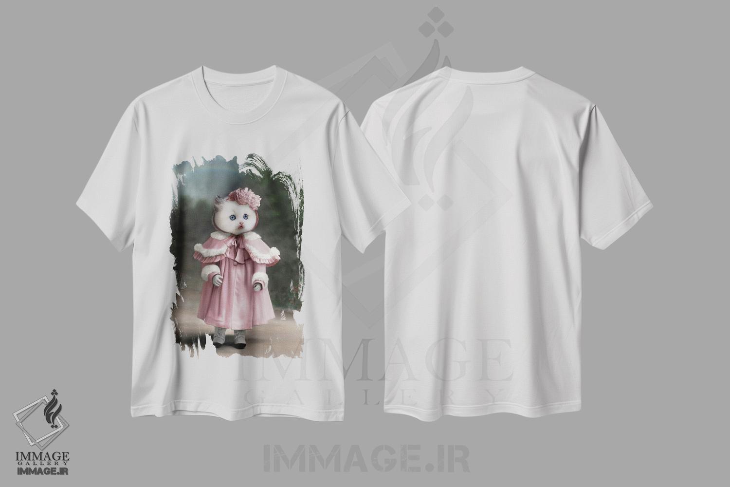 تیشرت طرح دار آیریس، هنر دیجیتال اثر انیمال فَنسی | immage.ir