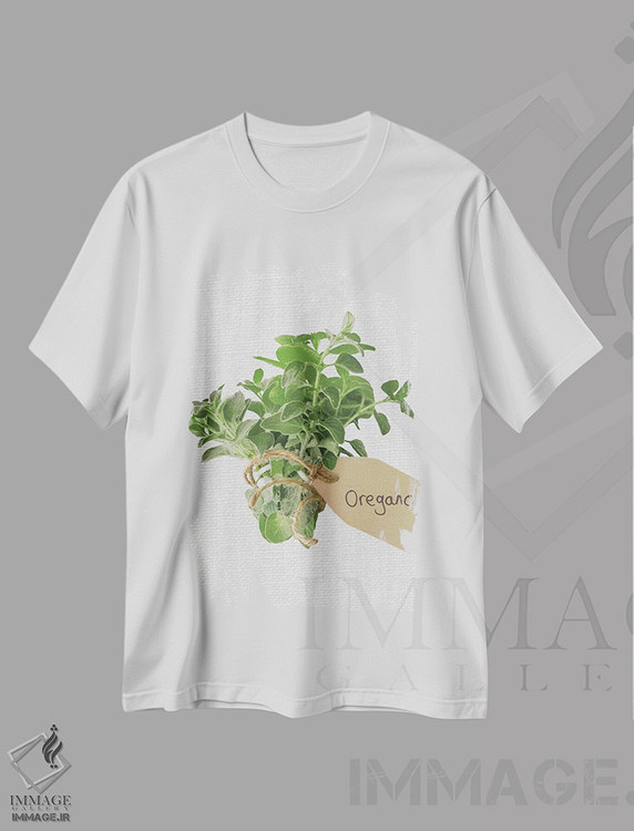 تیشرت طرح دار پونه کوهی، دکور روستایی اثر آصاف فرانک | immage.ir