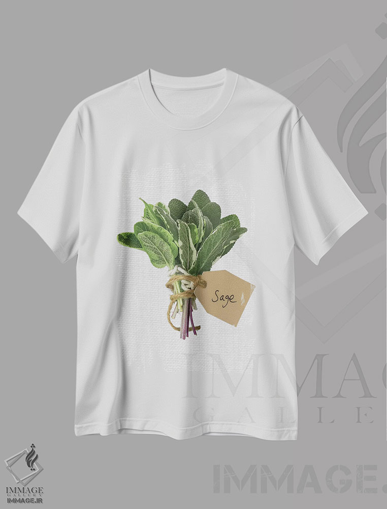 تیشرت طرح دار مریم گلی، دکور روستایی اثر آصاف فرانک | immage.ir