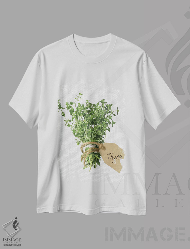 تیشرت طرح دار آویشن، دکور روستایی اثر آصاف فرانک | immage.ir
