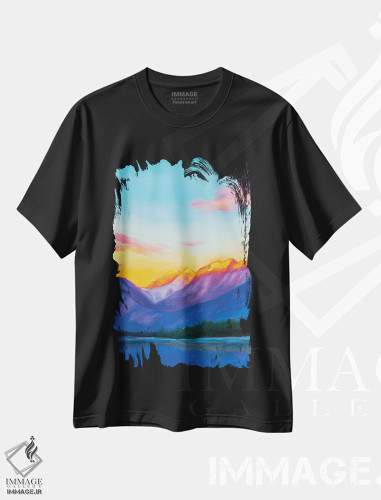 تیشرت طرح دار صبح، دکور معاصر اثر آندریا فِیرفرویس | فروشگاه ایماژ