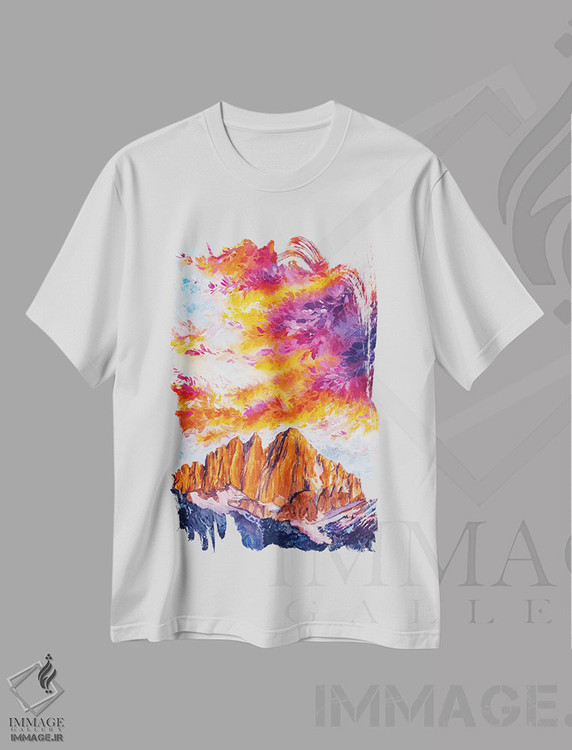 تیشرت طرح دار در شعله، دکور معاصر اثر آندریا فِیرفرویس | immage.ir