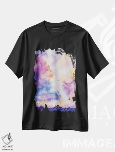 تیشرت طرح دار قله ها، دکور معاصر اثر آندریا فِیرفرویس | فروشگاه ایماژ