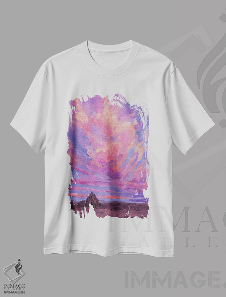 تیشرت طرح دار تشکیل شیشه رنگی، دکور معاصر اثر آندریا فِیرفرویس | immage.ir