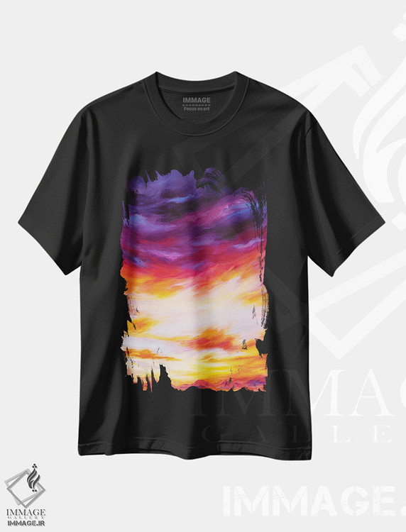 تیشرت طرح دار رشته کوه، دکور معاصر اثر آندریا فِیرفرویس | فروشگاه ایماژ