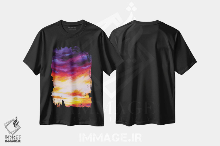تیشرت طرح دار رشته کوه، دکور معاصر اثر آندریا فِیرفرویس | فروشگاه ایماژ