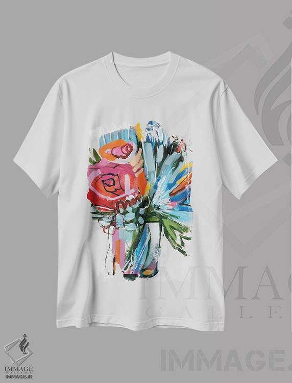 تیشرت طرح دار شکوفه های نوامبر شماره ۴، دکور معاصر اثر ای. فیتزسیمونز | immage.ir