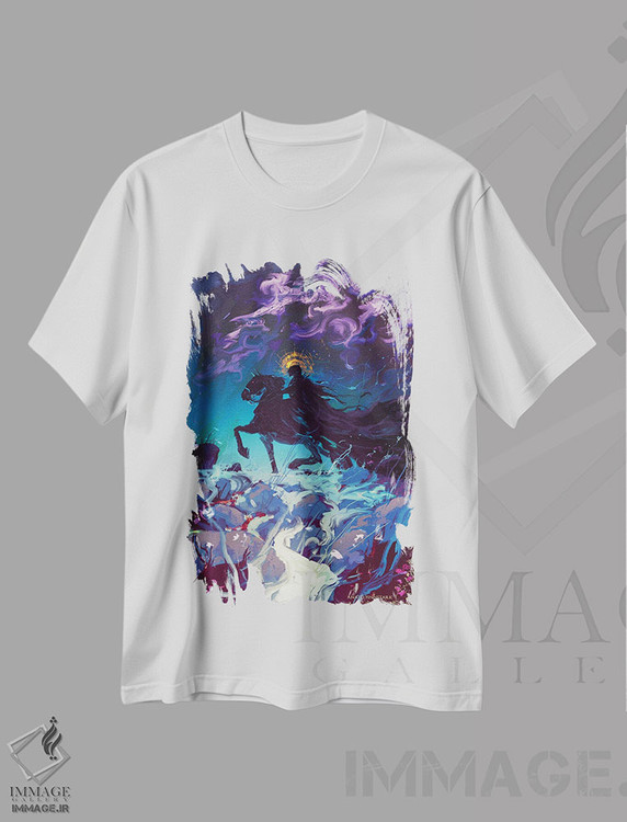 تیشرت طرح دار شوالیه خلأ، دکوراسیون جایگزین اثر اناتو فینستارک | immage.ir