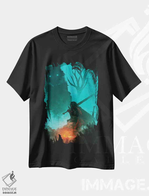 تیشرت طرح دار شاید بمیرم...، دکوراسیون جایگزین اثر اناتو فینستارک | فروشگاه ایماژ