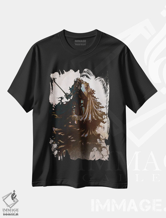 تیشرت طرح دار شوالیه جمجمه، دکوراسیون جایگزین اثر اناتو فینستارک | فروشگاه ایماژ