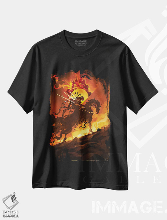 تیشرت طرح دار تبعیدی ها، دکوراسیون جایگزین اثر اناتو فینستارک | فروشگاه ایماژ