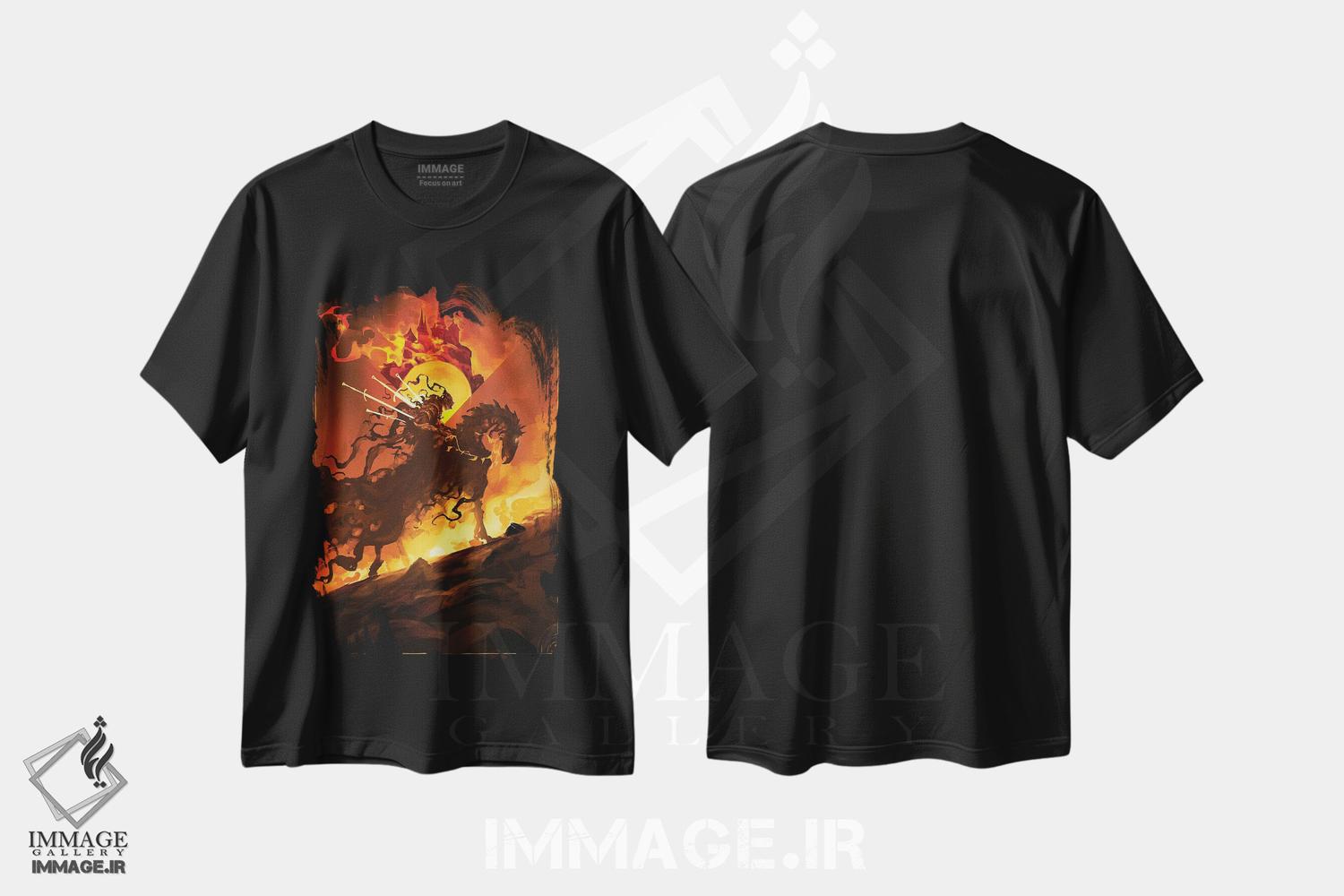 تیشرت طرح دار تبعیدی ها، دکوراسیون جایگزین اثر اناتو فینستارک | فروشگاه ایماژ