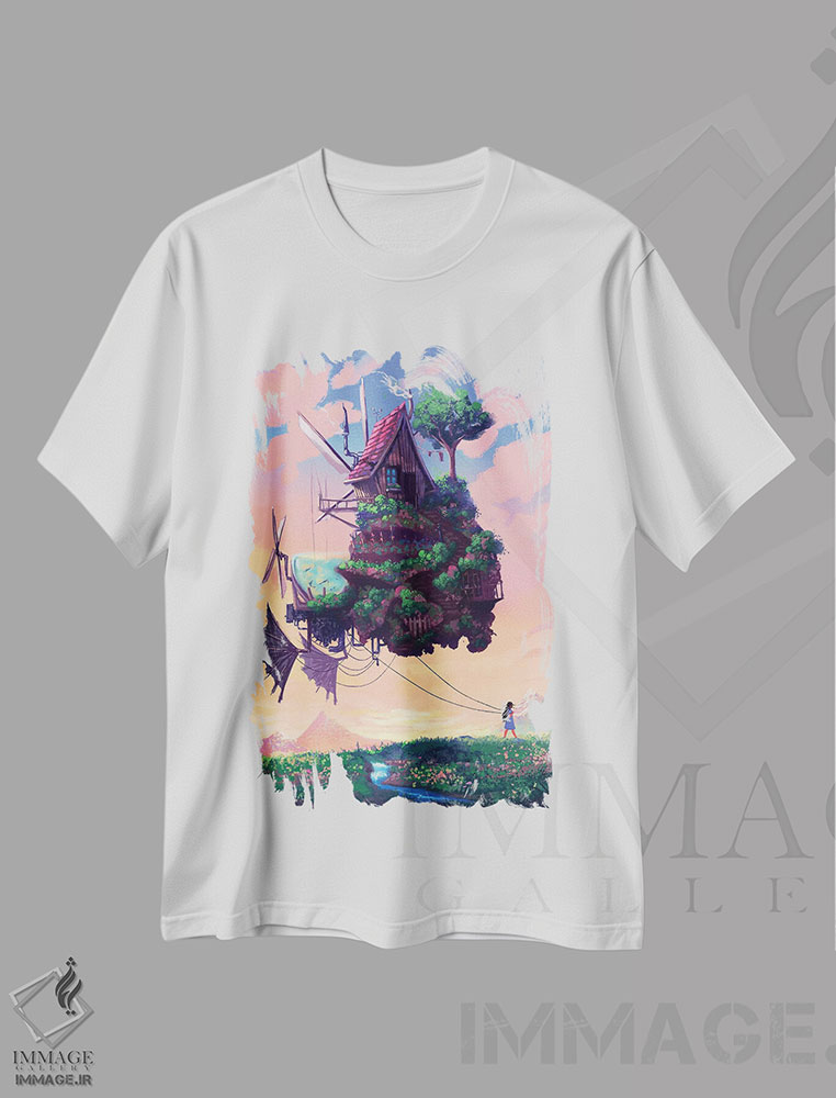 تیشرت طرح دار خانه متحرک، دکوراسیون جایگزین اثر اناتو فینستارک | immage.ir