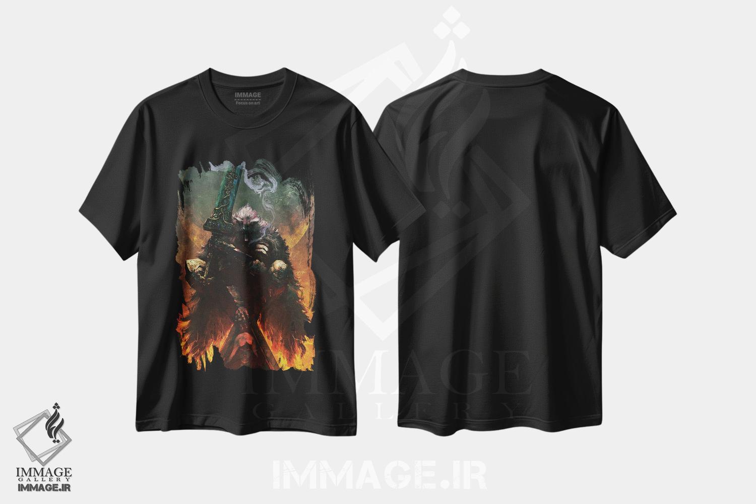 تیشرت طرح دار بین مرد و گرگ، دکوراسیون جایگزین اثر اناتو فینستارک | فروشگاه ایماژ