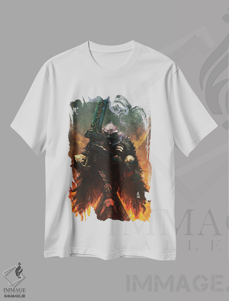 تیشرت طرح دار بین مرد و گرگ، دکوراسیون جایگزین اثر اناتو فینستارک | immage.ir