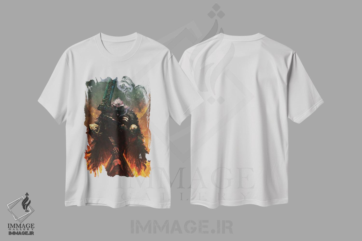 تیشرت طرح دار بین مرد و گرگ، دکوراسیون جایگزین اثر اناتو فینستارک | immage.ir