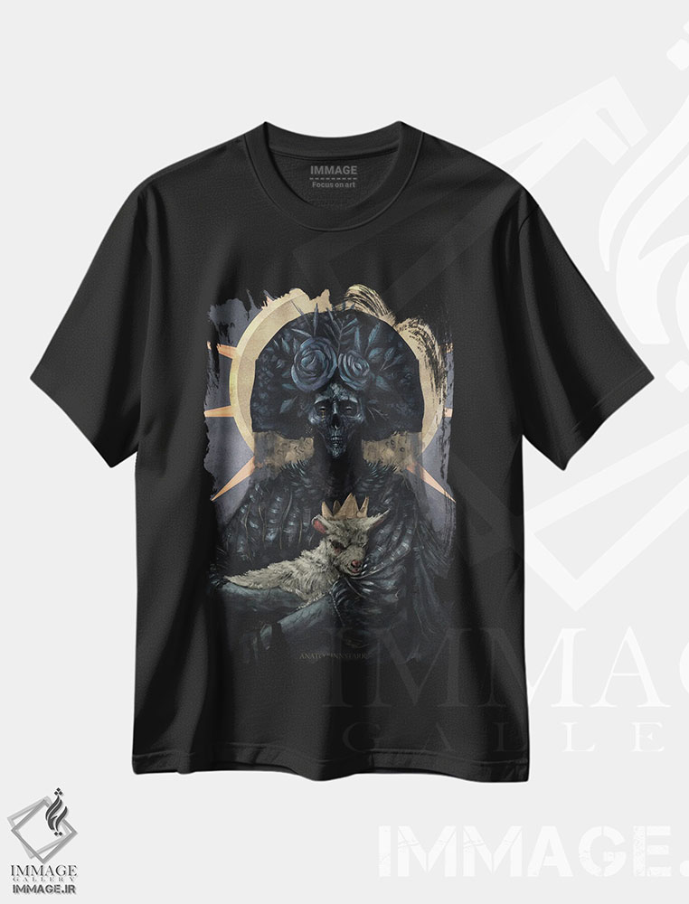 تیشرت طرح دار برایم یک گوسفند بکش، دکوراسیون جایگزین اثر اناتو فینستارک | فروشگاه ایماژ