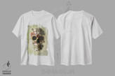 تیشرت طرح دار جمجمه باغی روشن، دکوراسیون جایگزین اثر علی گولچ | immage.ir