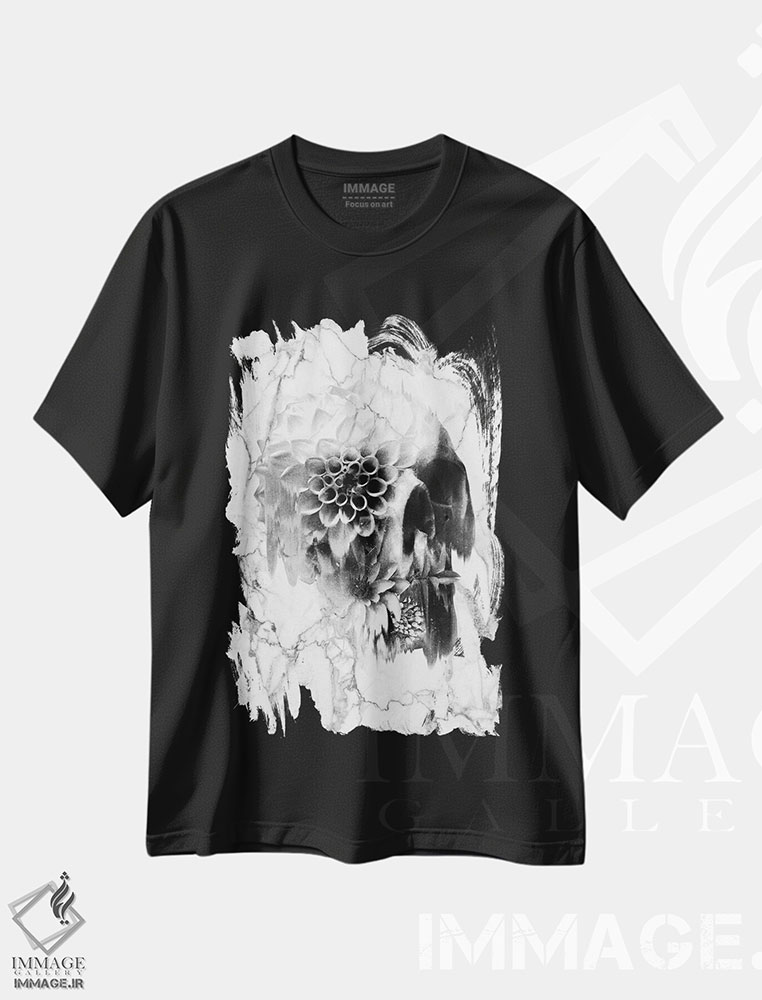 تیشرت طرح دار فساد، دکوراسیون جایگزین اثر علی گولچ | فروشگاه ایماژ