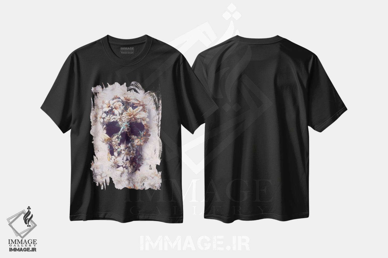 تیشرت طرح دار هماهنگی، دکوراسیون جایگزین اثر علی گولچ | فروشگاه ایماژ