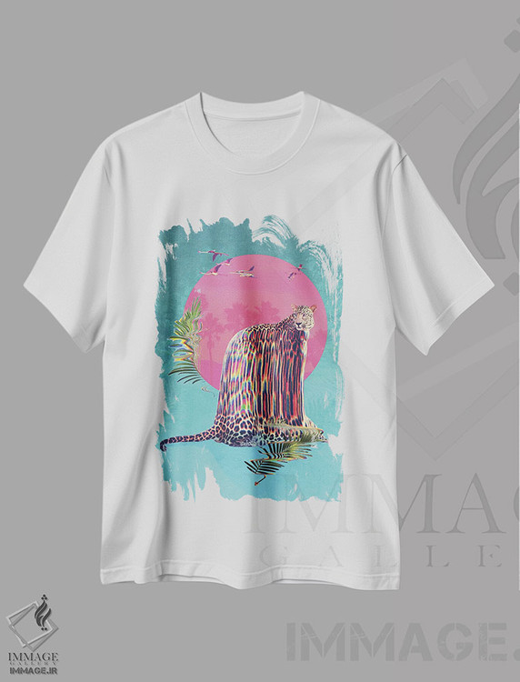 تیشرت طرح دار پلنگ خالدار، دکوراسیون جایگزین اثر علی گولچ | immage.ir