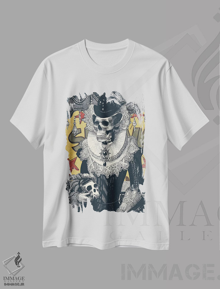 تیشرت طرح دار بانوی محترم، دکوراسیون جایگزین اثر علی گولچ | immage.ir