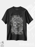 تیشرت طرح دار جمجمه توری، دکوراسیون جایگزین اثر علی گولچ | فروشگاه ایماژ